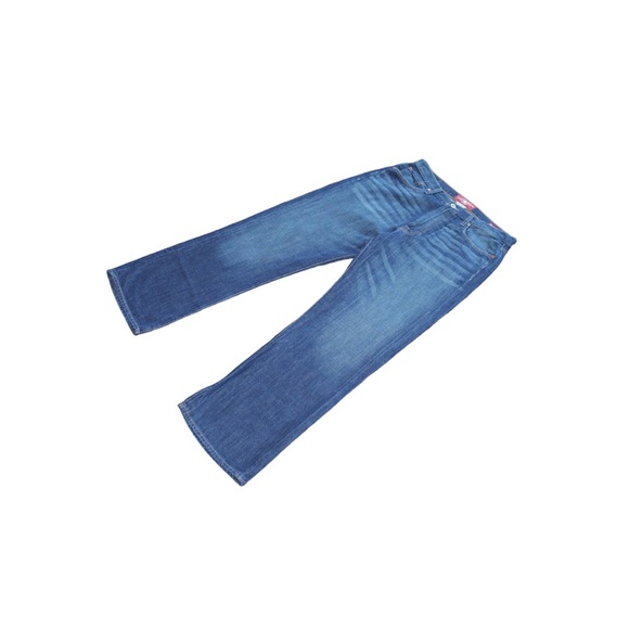 Lucky Brand Relaxed Straight Classic American Style Denim Blue Jeans - Picture 4 of 12